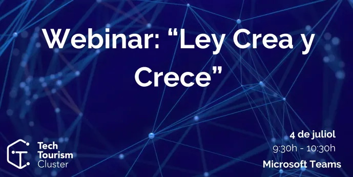 Webinar: "Ley Crea y Crece"